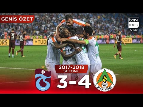 GENİŞ ÖZET: Trabzonspor (3-4) Alanyaspor | 6. Hafta - 2017/2018