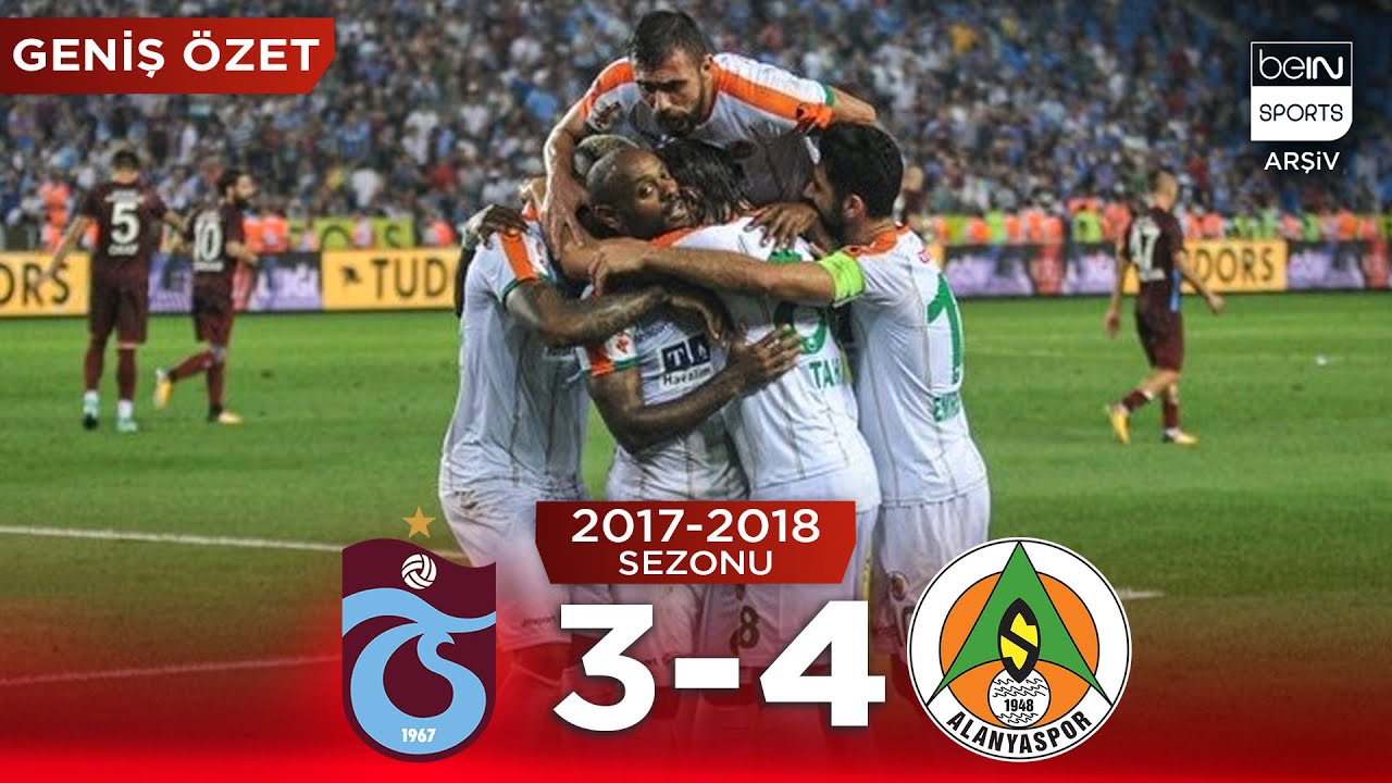 Trabzonspor 3-4 Alanyaspor: 2017/2018 Süper Lig 6. Hafta Maç Özeti