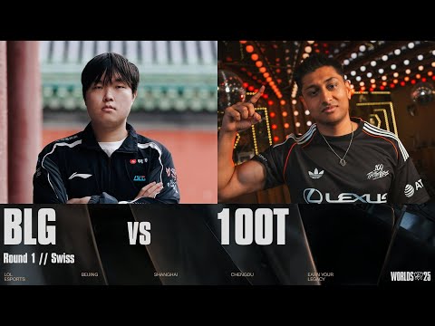 BLG vs 100T | WORLDS 2025 | Swiss Stage | Game 01 | Bilibili Gaming vs 100 Thieves