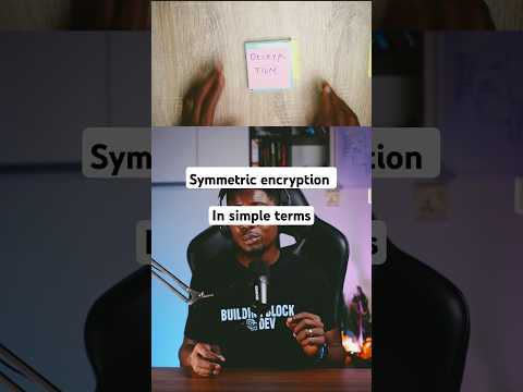 Symmetric encryption #programming #softwareengineering #encryption