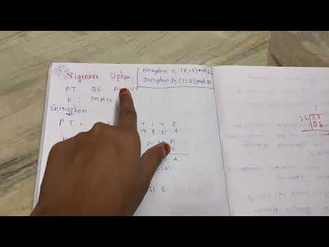 Vigenere cipher || polyalphabetic cipher