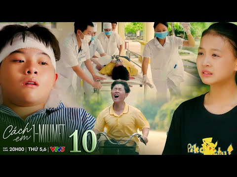 Cách em 1 milimet tập 10 | Bách gặp tai nạn mất trí nhớ khi cố đạp xe đuổi theo Đức để từ biệt