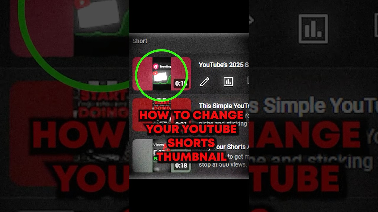 Quick Guide: Change YouTube Shorts Thumbnail 📱