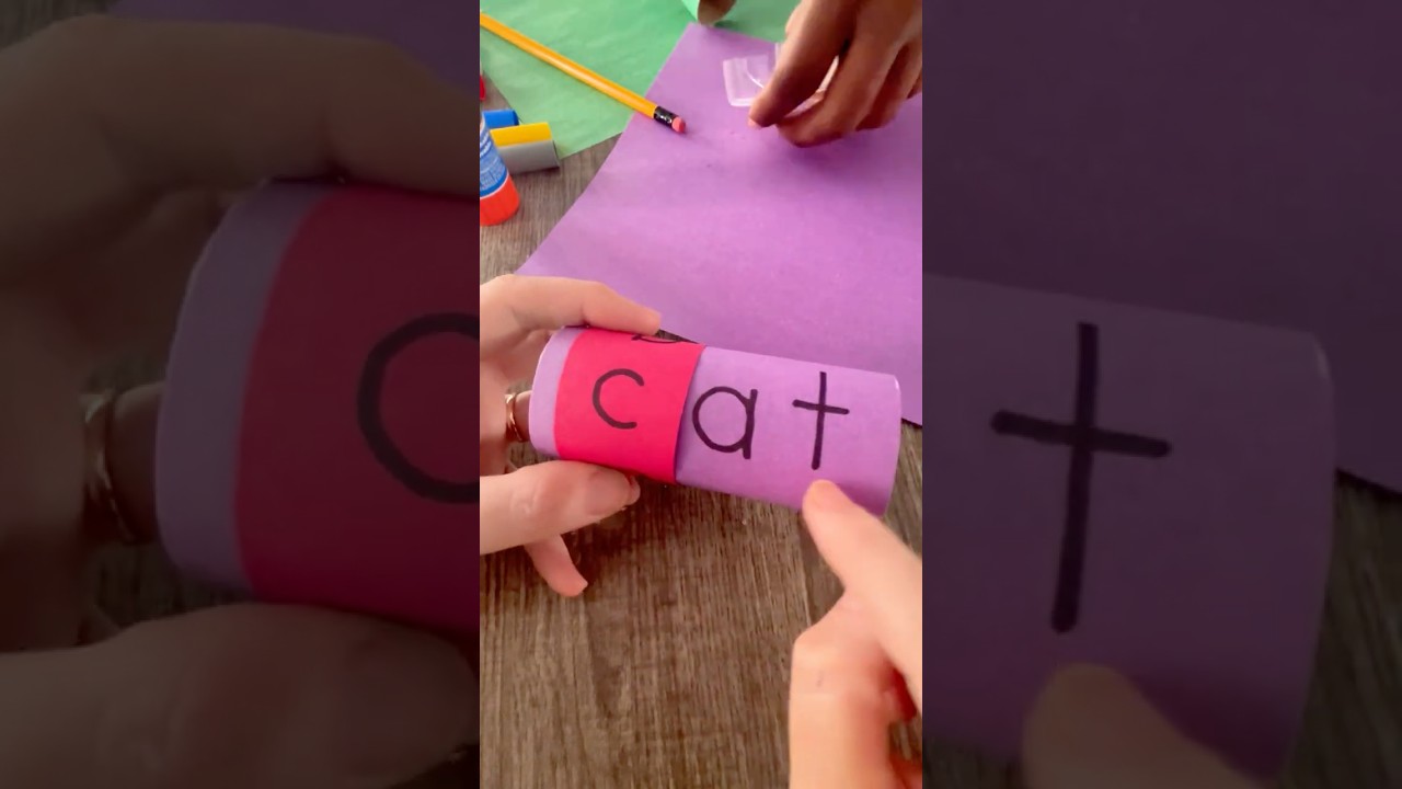 Spin & Spell: DIY Reading Tool for Kids ✂️