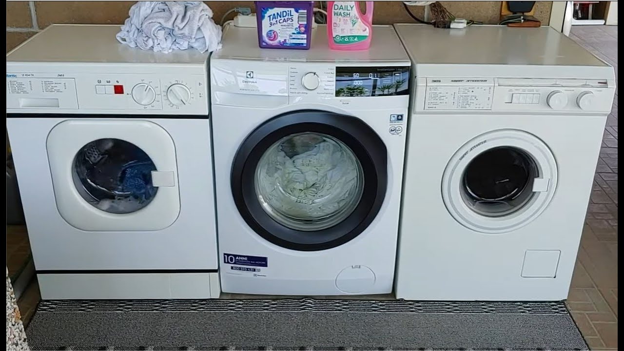 Tripletta di Lavatrici: Atlantic, Electrolux, Zanussi