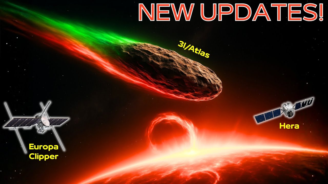 Exciting Space Alignment! 3I/Atlas, Europa Clipper & Hera in Perfect Position 🚀