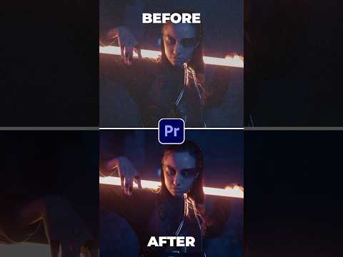 How to Denoise & Fix Noisy/Grainy Video in After Effects #tutorial