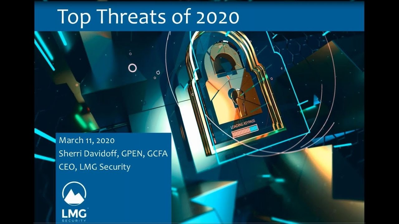 Major Cybersecurity Threats of 2020