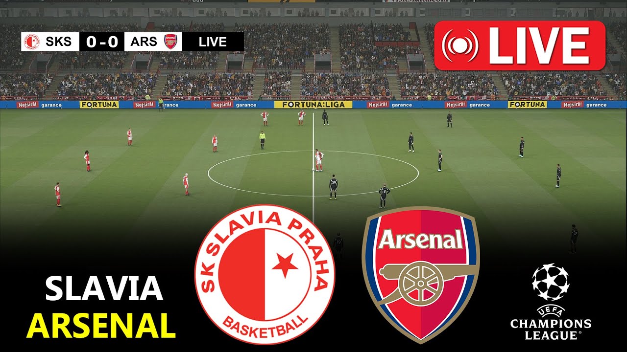 Slavia Praha vs Arsenal | Champions League 2025/26 | Complete Match Simulation