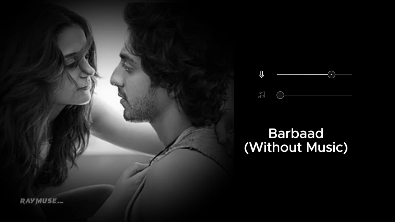 Barbaad (Without Music Vocals Only) | Saiyaara | Raymuse