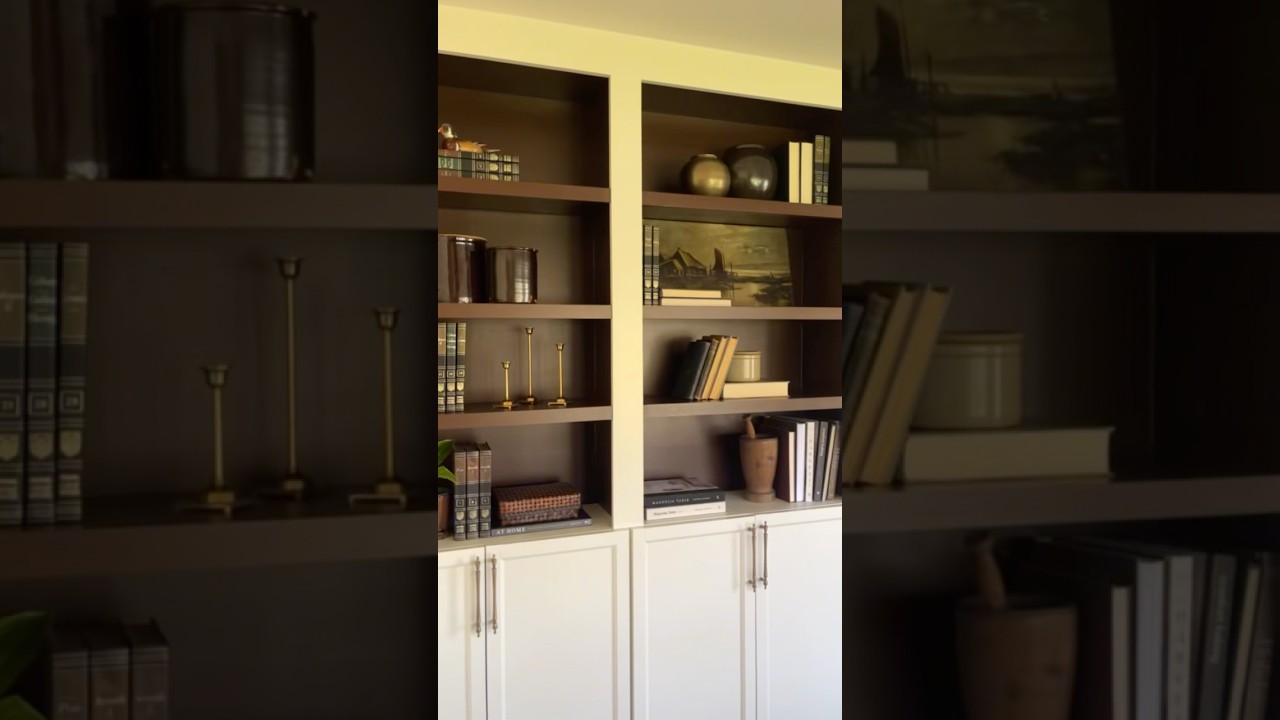 IKEA Billy Bookcase Hack | Custom Library Wall 📚