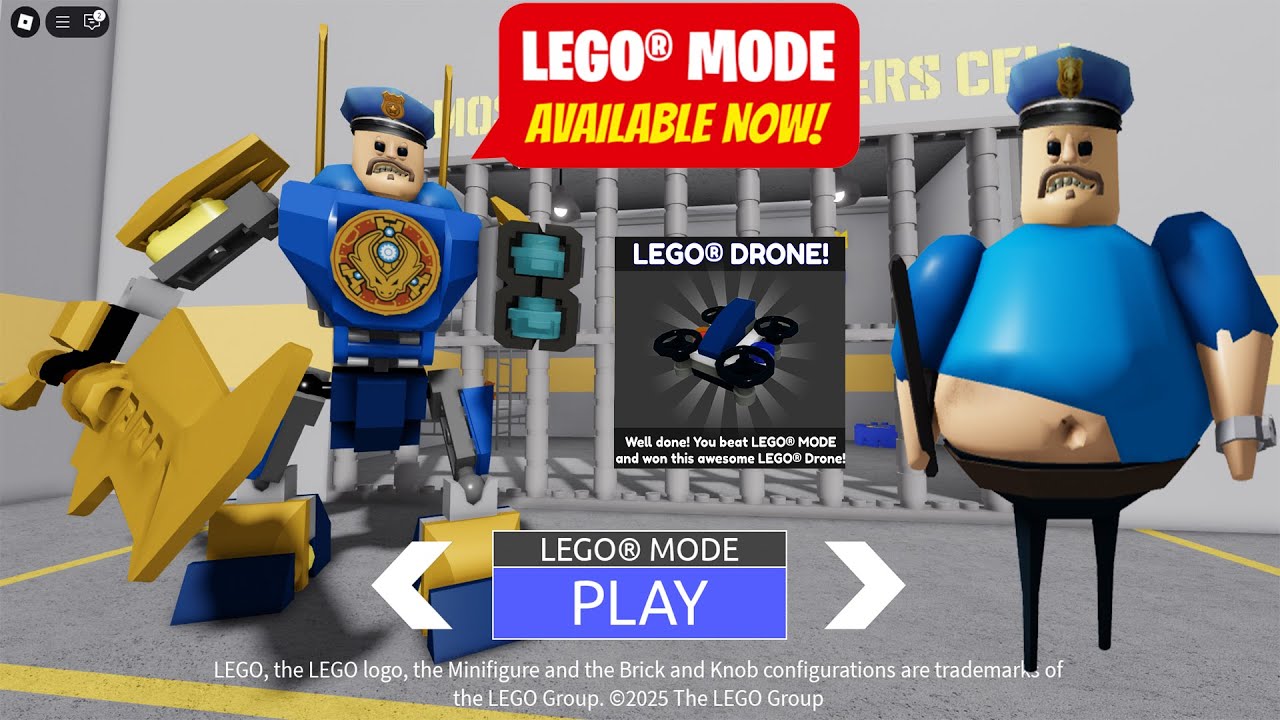 Barry's Prison Run! LEGO® Mode Update 🚧