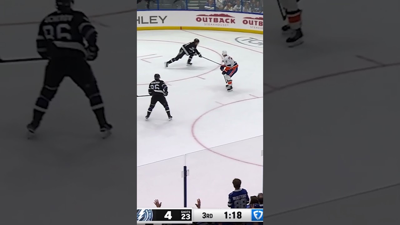 Kucherov Passes on Empty Net Goal 🤯