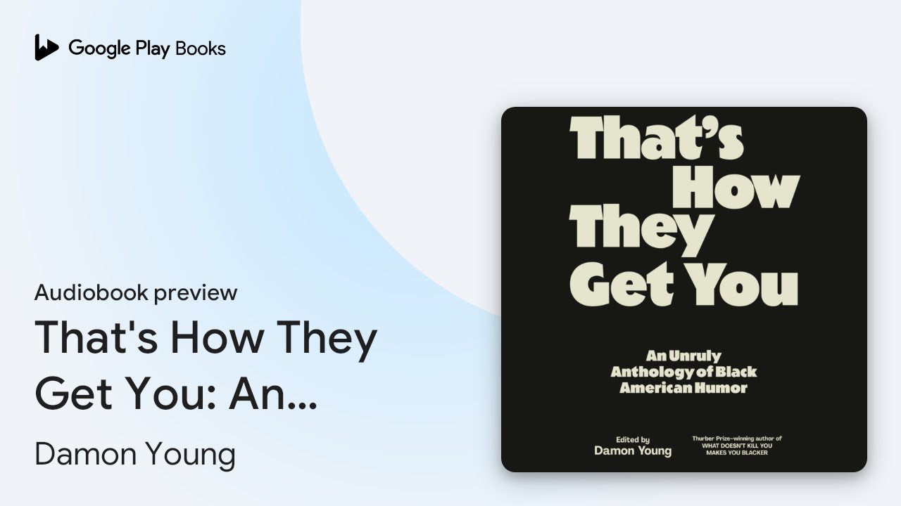 That's How They Get You: Unruly Black Humor 📚