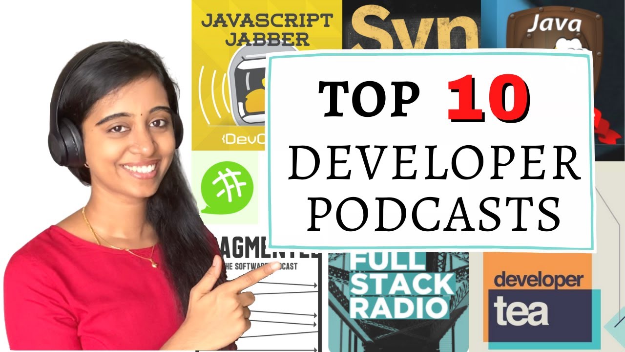 TOP 10 Top 10 Must-Listen Developer Tech Podcasts 🎧
