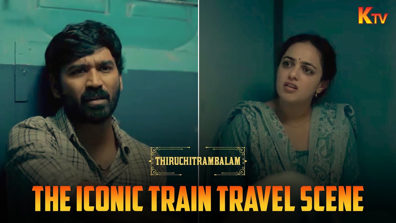 Memorable Train Scene from Thiruchitrambalam 🚆 | Dhanush & Nithya Menen in a Heartfelt Moment