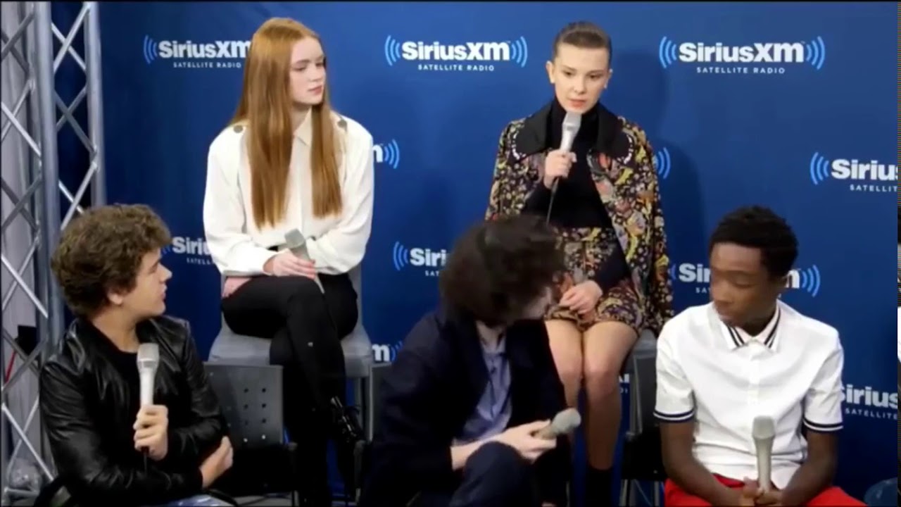 Millie Bobby Brown Fixes Finn Wolfhard's Hair 🎬