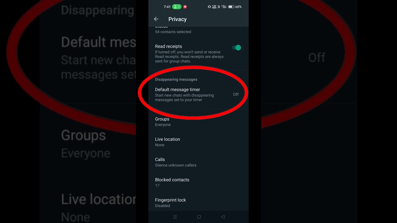 How to Enable auto Disappear π«₯ Message On WhatsApp 2023 New update #shorts #viral #whatsapp