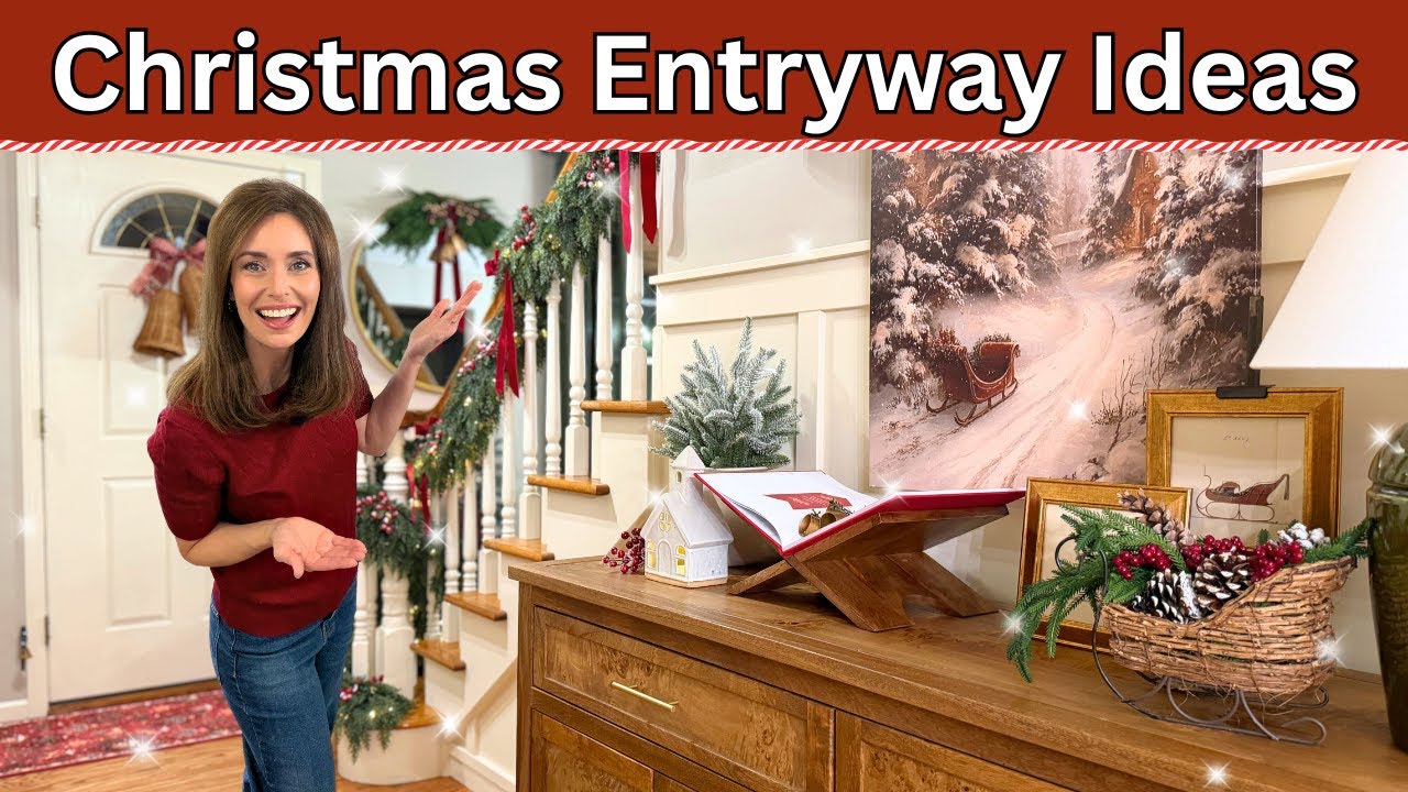 Cozy Christmas Entryway Decor Ideas 🎄