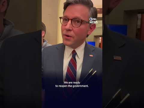 Johnson: Unlike Dems, GOP 'ready to reopen' government