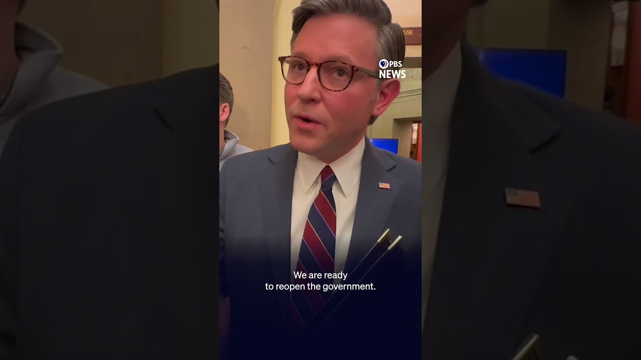 Johnson Accuses Democrats as GOP Prepares to Reopen Government 🚪