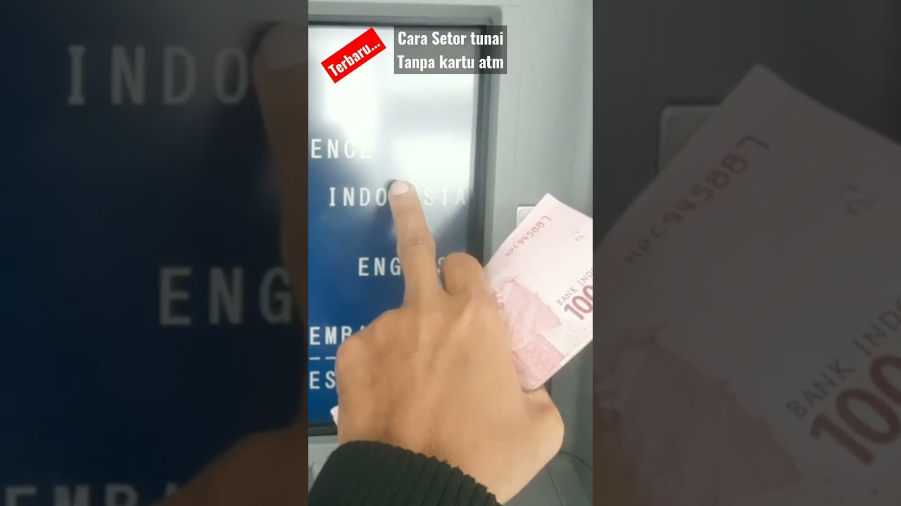 Cara mudah setor tunai BRImo tanpa kartu dimesin ATM