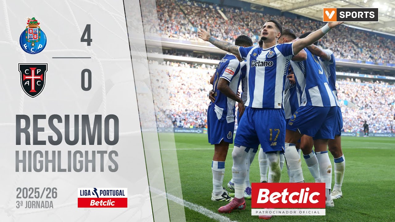 FC Porto Domina com Vitória de 4-0 sobre Casa Pia na Liga 25/26 ⚽