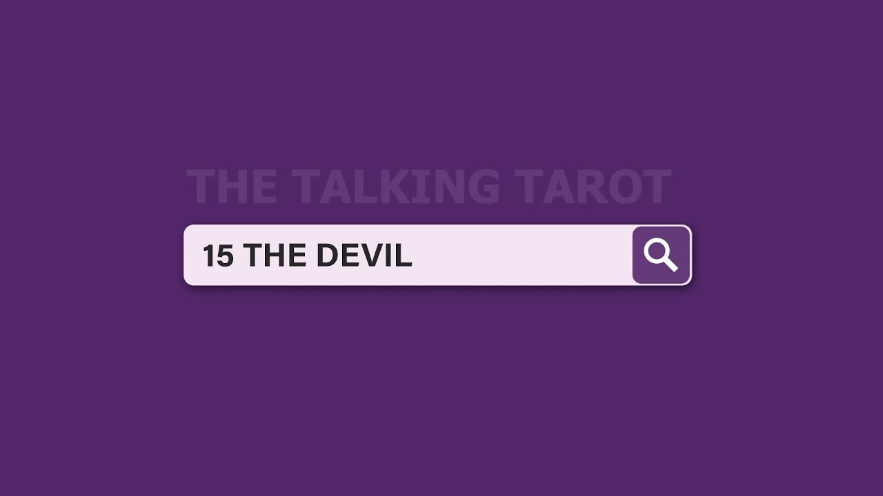 The Devil | Talking Tarot Deck™ Experience 🔮