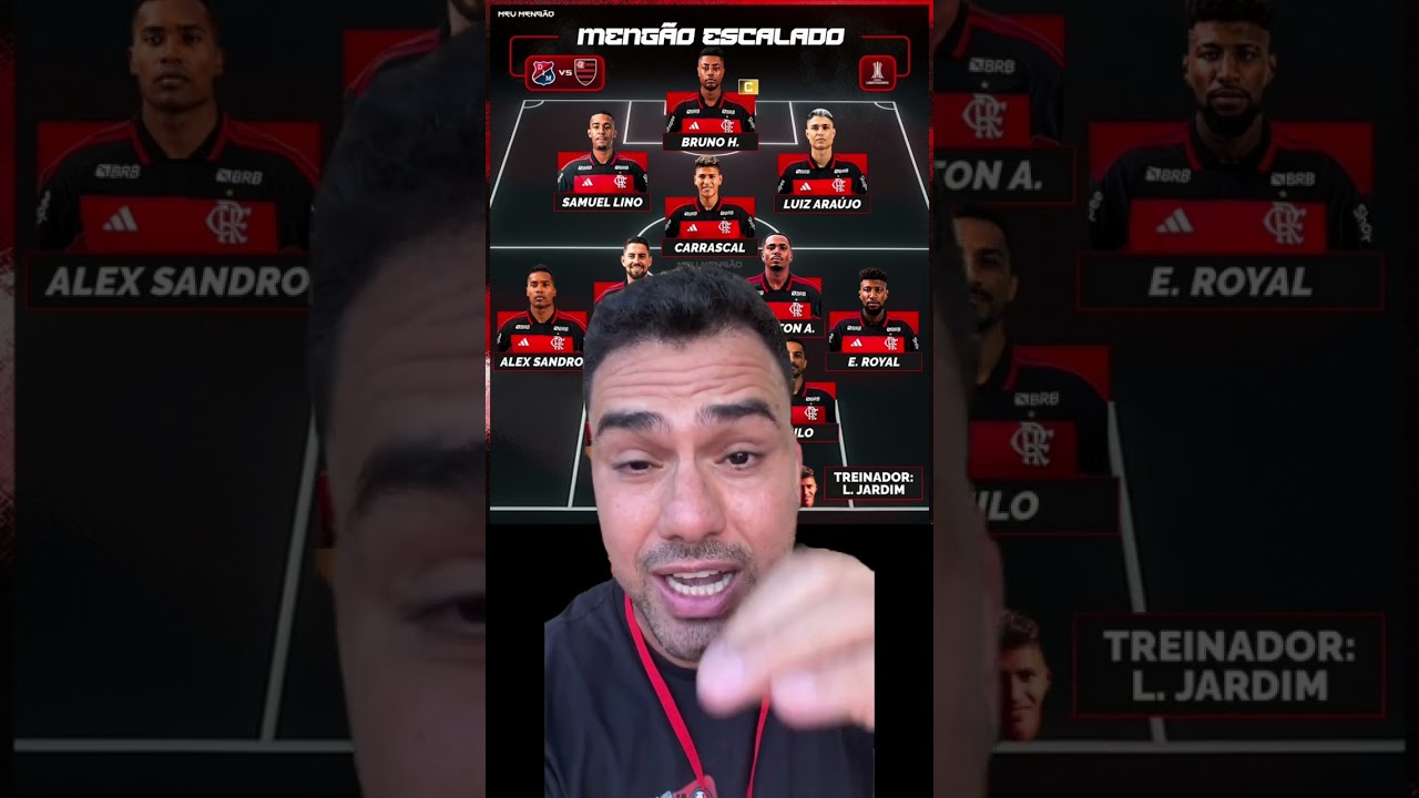 Flamengo's Lineup vs. Independiente Medellín ⚽