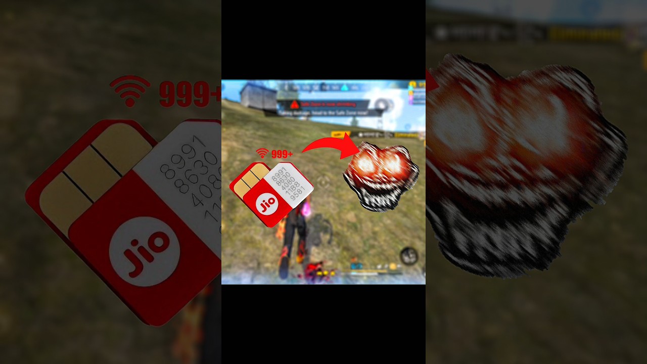 Jio SIM's Power in Free Fire 🔥