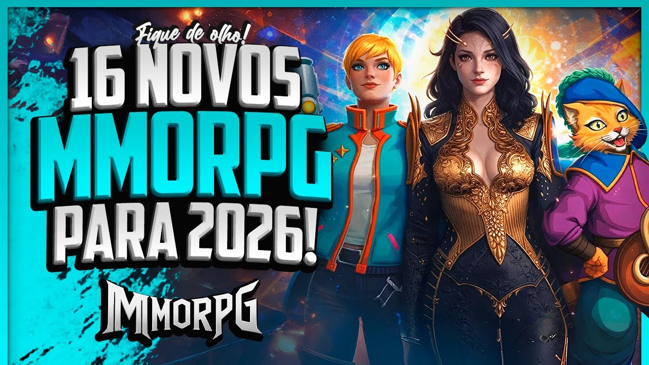 16 NOVOS MMORPG para conferir em 2026!