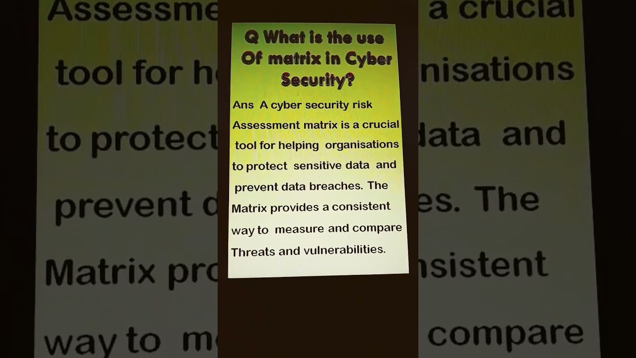 How Matrices Are Used in Cyber Security: Key Applications for MCA & BCA Students 🔐