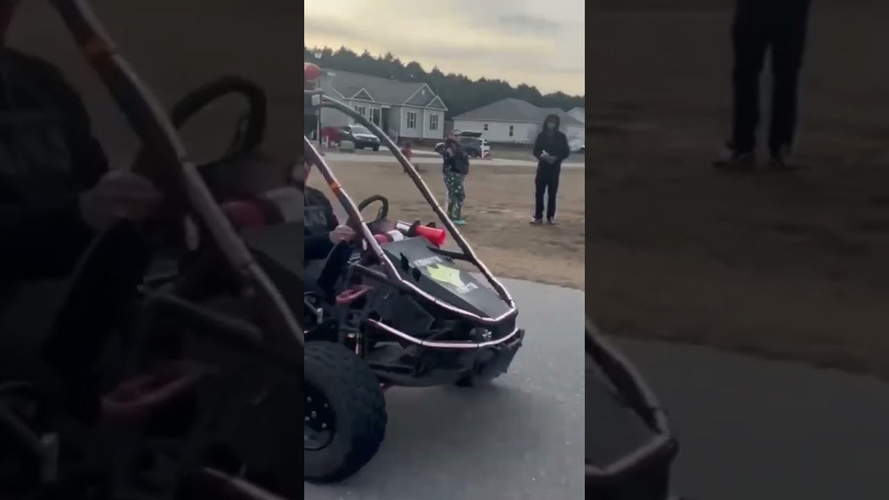 Predator 670 gokart hard launch! #gokart #dunebuggy #predator #harborfreight #buscobeach