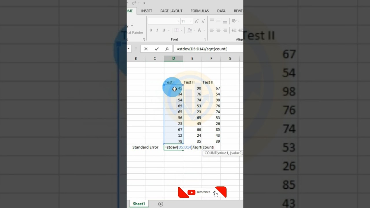 Master Standard Error in Excel: Easy Step-by-Step Guide 📊