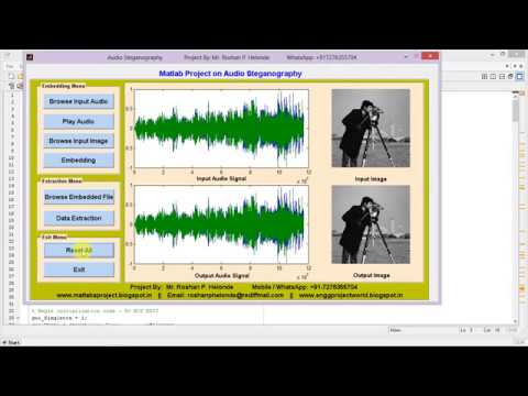 Audio Steganography Using Image Processing Matlab Project with Source Code
