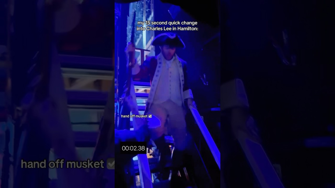 my 15 15-Second Quick Change in Hamilton 🎭