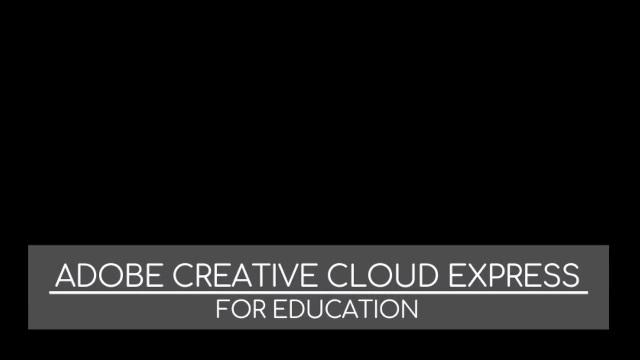 Adobe Creative Cloud Express for Education ๐