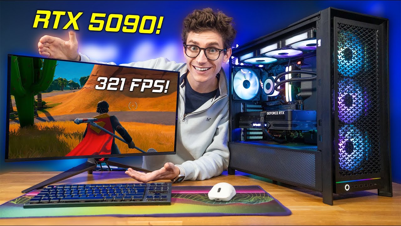 Fastest Gaming PC Build with RTX 5090 😍