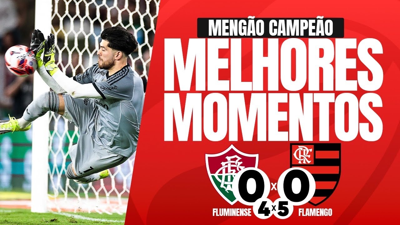 Flamengo 0x0 Fluminense - Final Carioca 2026 ⚽