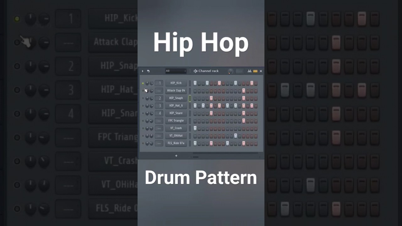 Create Hip Hop Drum Pattern in FL Studio 21 🥁