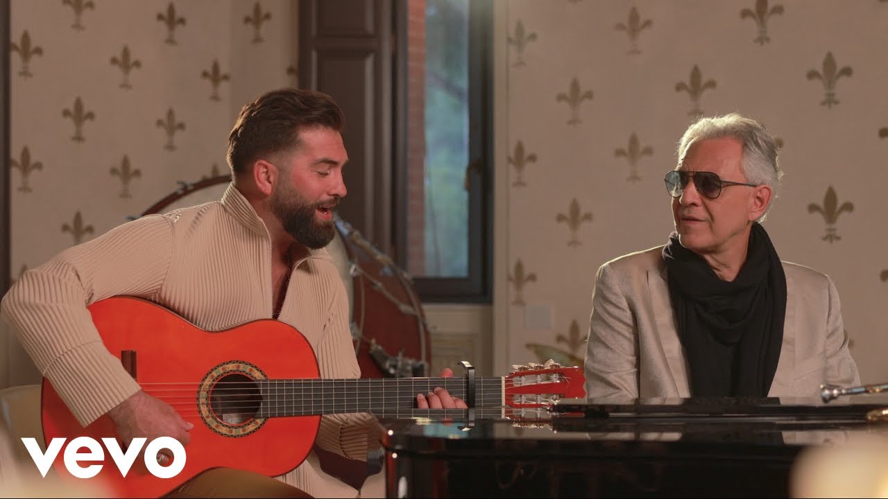 Andrea Bocelli & Kendji Girac Perform 'Je Vis Pour Elle' – Official Music Video 🎶