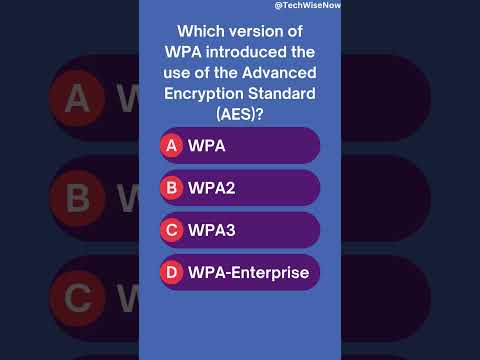 🗝️ WPA2: Unleashing the Power of AES Encryption! #shorts #knowledge