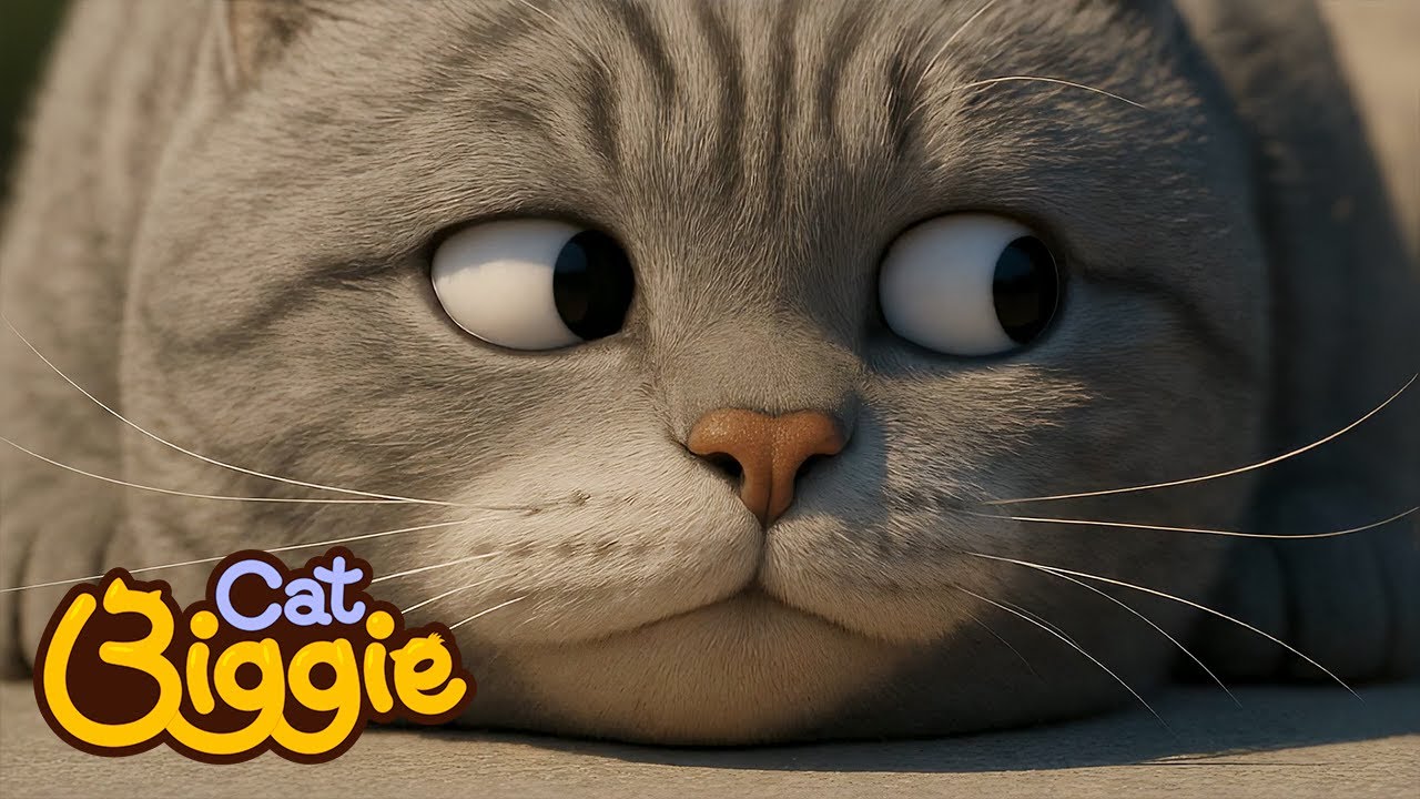 Cat vs Fly: Who Wins? 🐱🐝 #CatBiggie #EP11