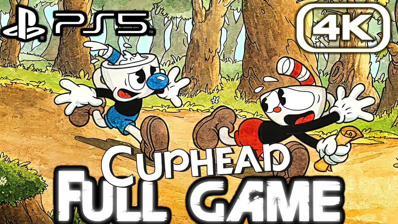 Cuphead PS5 Gameplay Walkthrough 4K 60FPS 🎮