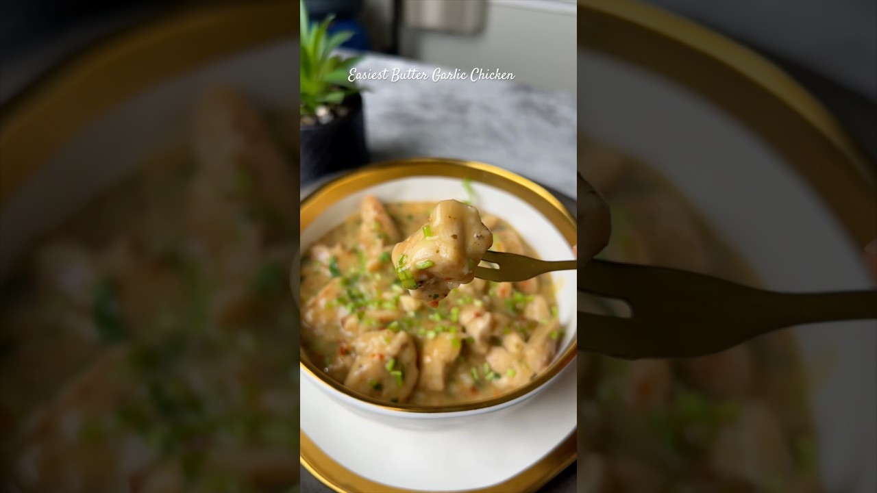 Simple Butter Garlic Chicken Recipe 🧄