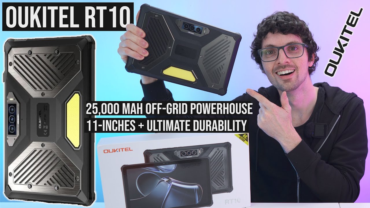 Oukitel RT10: 25,000mAh, 11” 5G Rugged Tablet 🚀