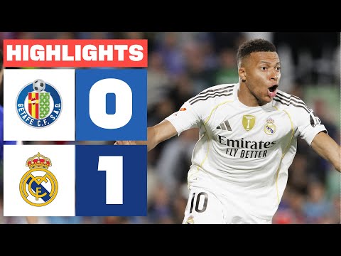 GETAFE CF 0 - 1 REAL MADRID | RESUMEN LALIGA EA SPORTS