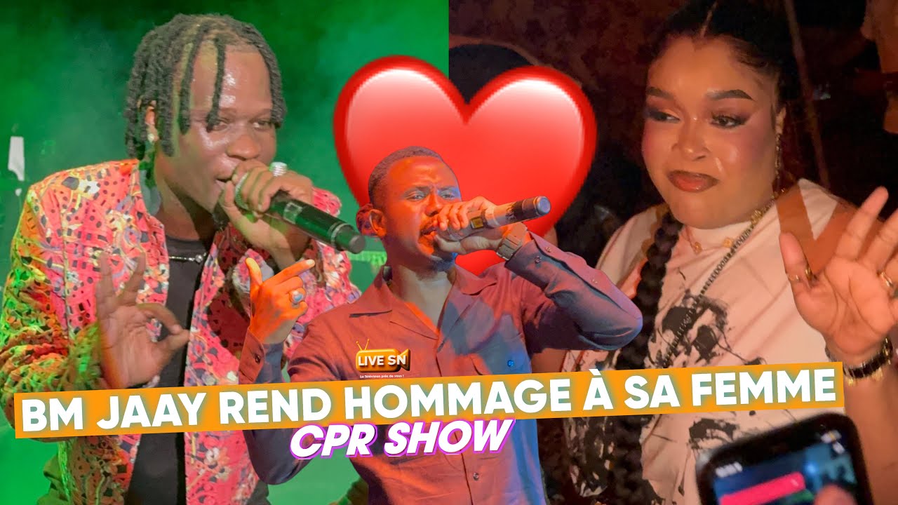 BM JAAY Rend un Touchant Hommage à sa Femme en Public avec Dip Doundou Guiss 🎶