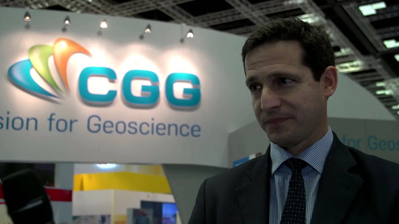 Raoul Jacquand of CGG Discusses with Eithne Treanor at IPTC 2014