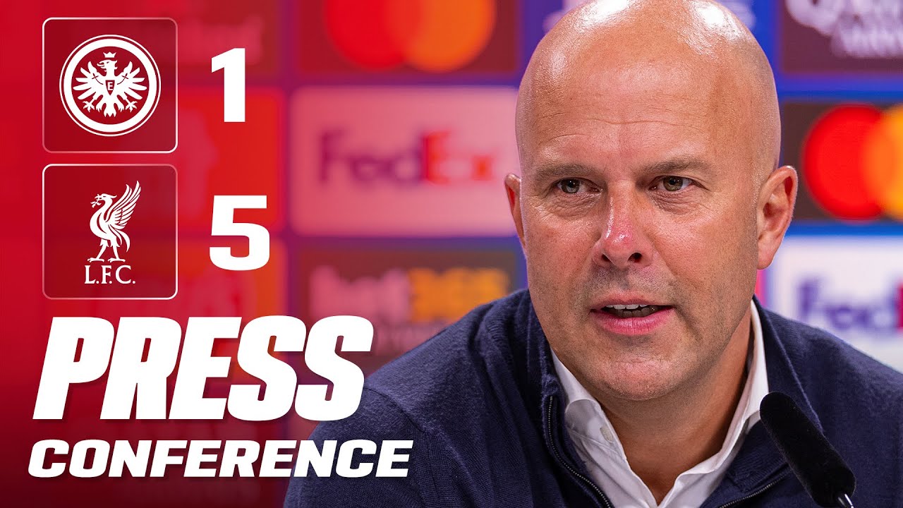 Arne Slot Reacts to Frankfurt vs Liverpool 1-5 Thriller ⚽